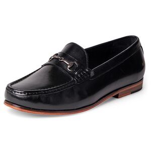 Anthony Veer Mens Filmore Bit Loafer Black 7 D - Medium